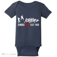 Zombies Eat Brains You'll Be Fine Baby Bodysuit thumb 0