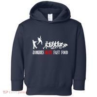 Zombies Eat Brains You'll Be Fine Toddler Hoodie thumb 0