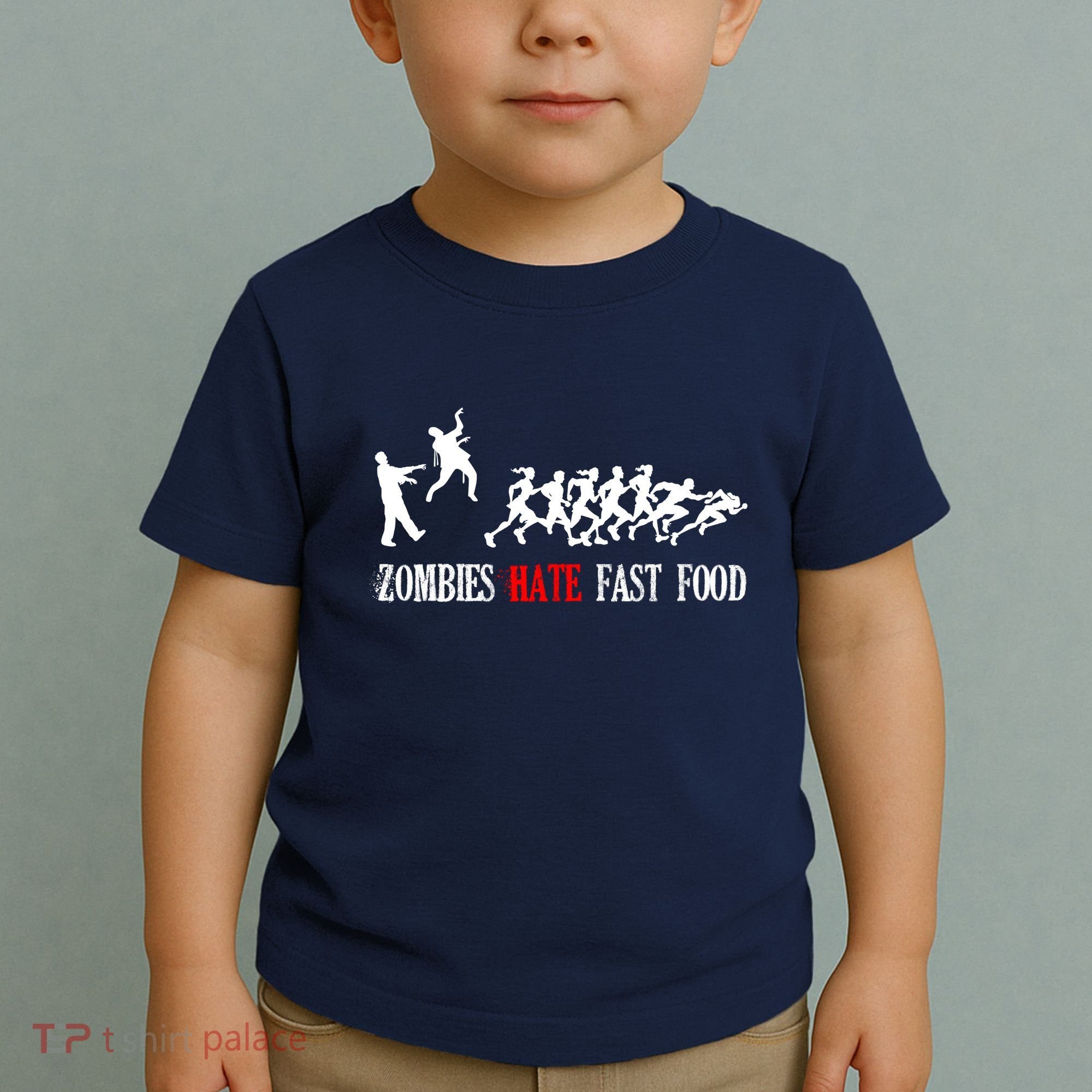 Zombies Eat Brains You'll Be Fine Toddler T-Shirt