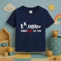 Zombies Eat Brains You'll Be Fine Toddler T-Shirt thumb 3