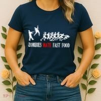 Zombies Eat Brains You'll Be Fine Women's T-Shirt thumb 2