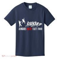 Zombies Eat Brains You'll Be Fine Kids T-Shirt thumb 0