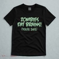Zombies Eat Brains! (You're Safe) T-Shirt thumb 5