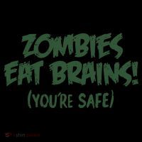 Zombies Eat Brains! (You're Safe) Coffee Mug thumb 5