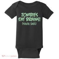 Zombies Eat Brains! (You're Safe) Baby Bodysuit thumb 0