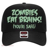 Zombies Eat Brains! (You're Safe) Hat thumb 0
