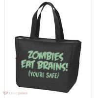 Zombies Eat Brains! (You're Safe) Tote Bag thumb 3