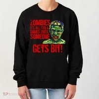 Zombies It's All Fun and Games Women's Sweatshirt thumb 0