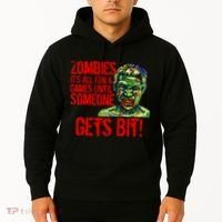 Zombies It's All Fun and Games Hoodie thumb 2