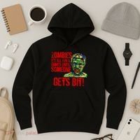 Zombies It's All Fun and Games Hoodie thumb 3