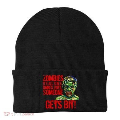 Zombies It's All Fun and Games Beanie