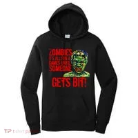 Zombies It's All Fun and Games Women's Hoodie thumb 0