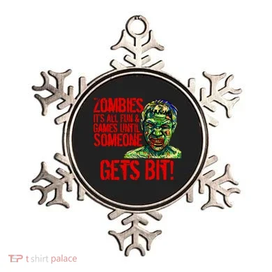 Zombies It's All Fun and Games Ornament