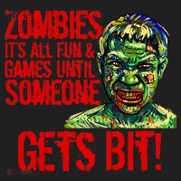 Zombies It's All Fun and Games Hat thumb 2
