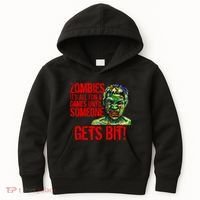 Zombies It's All Fun and Games Kids Hoodie thumb 0