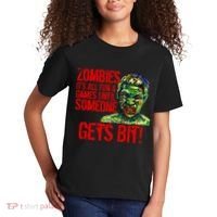 Zombies It's All Fun and Games Kids T-Shirt thumb 2