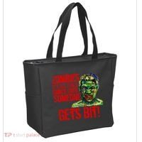 Zombies It's All Fun and Games Tote Bag thumb 2