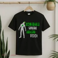 Zombies Were Irish Too Funny T-Shirt thumb 2