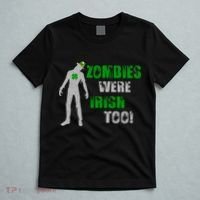 Zombies Were Irish Too Funny T-Shirt thumb 5