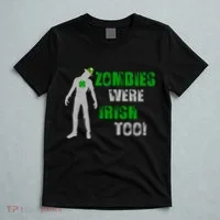 Zombies Were Irish Too Funny T-Shirt thumb 5