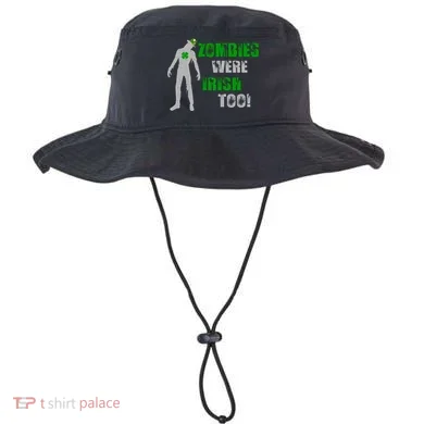 Zombies Were Irish Too Funny Bucket Hat
