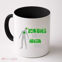 Zombies Were Irish Too Funny Coffee Mug thumb 0