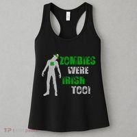 Zombies Were Irish Too Funny Women's Tank Top thumb 3