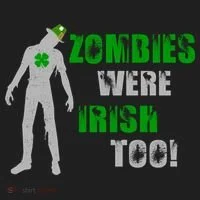 Zombies Were Irish Too Funny Hat thumb 2