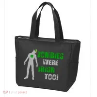 Zombies Were Irish Too Funny Tote Bag thumb 3
