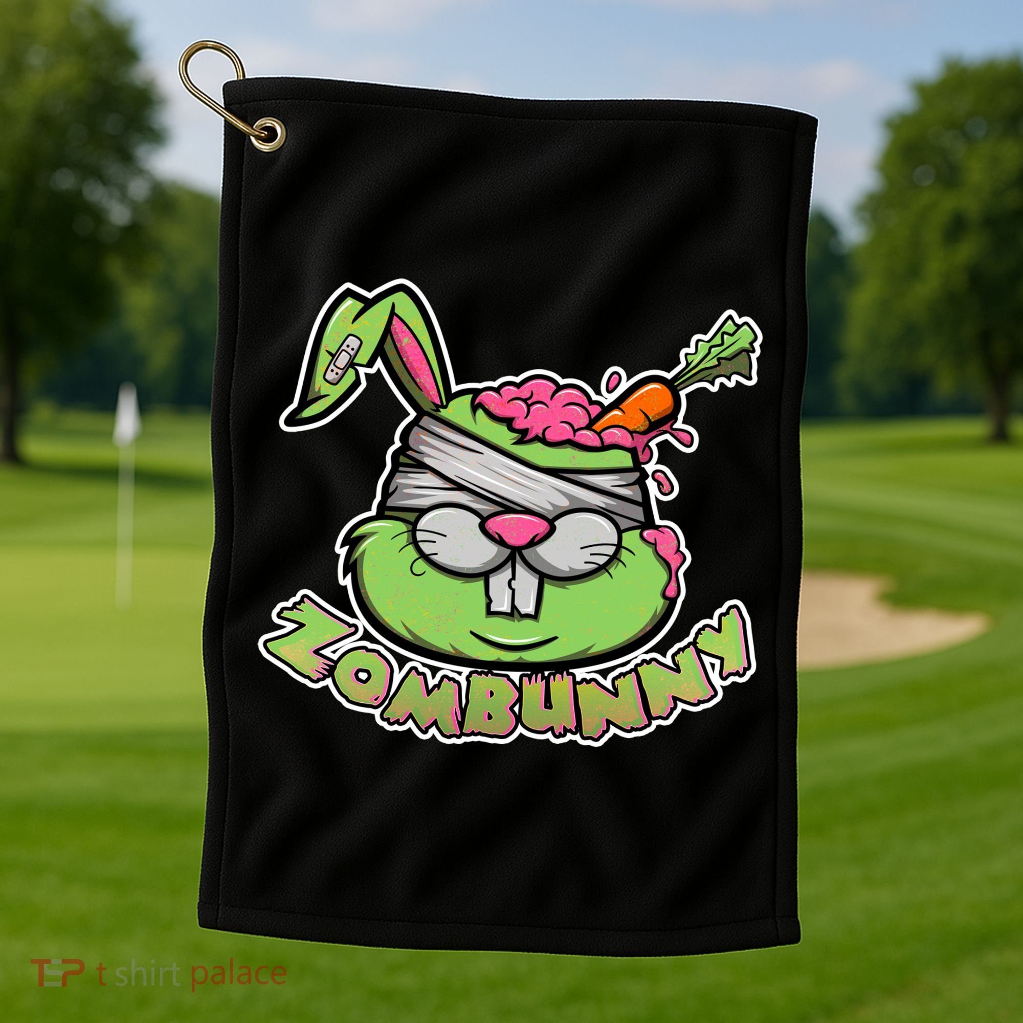 Zombunny Golf Towel