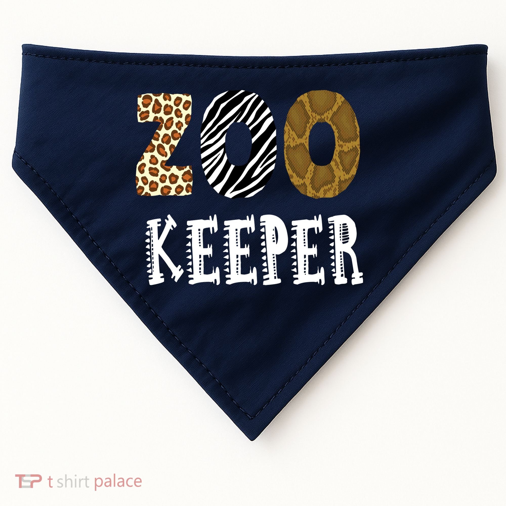 Zoo Keeper USA-Made Doggie Bandana