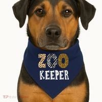 Zoo Keeper USA-Made Doggie Bandana thumb 1