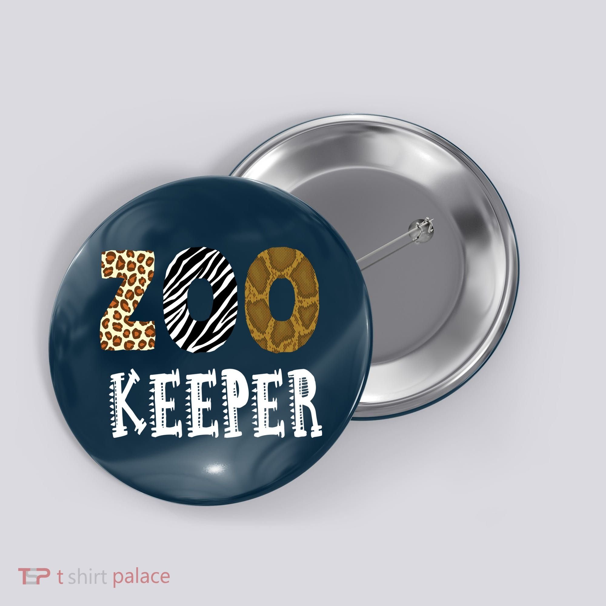 Zoo Keeper Button