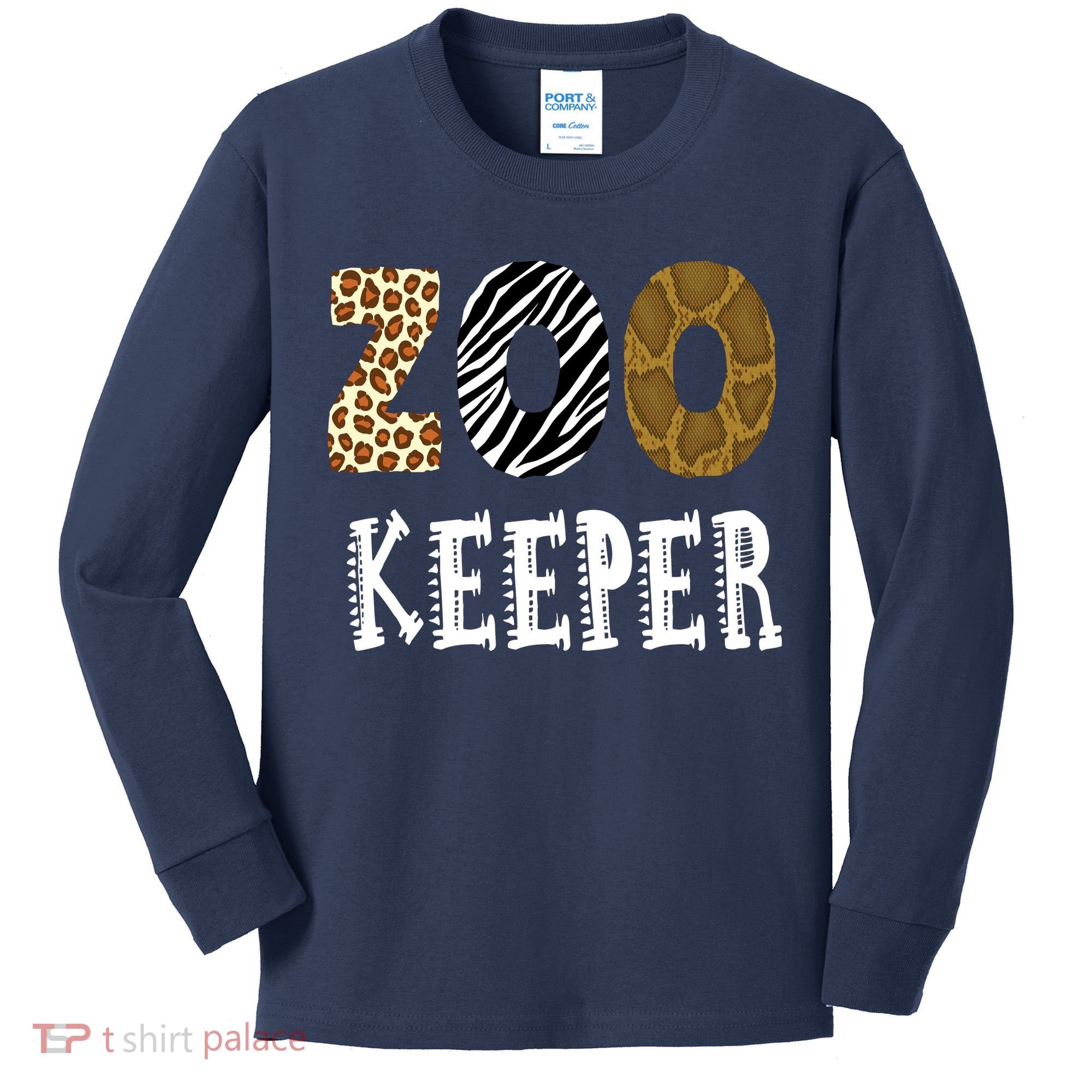 Zoo Keeper Kids Long Sleeve Shirt
