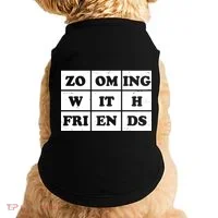 Zooming With Friends Doggie Tank thumb 0