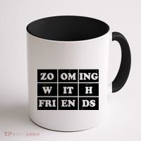 Zooming With Friends Coffee Mug thumb 1