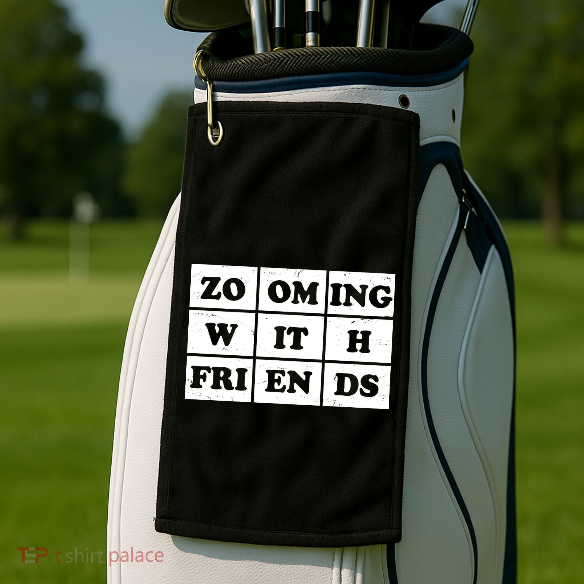Zooming With Friends Golf Towel