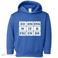 Zooming With Friends Toddler Hoodie thumb 0