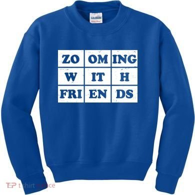 Zooming With Friends Kids Sweatshirt