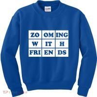 Zooming With Friends Kids Sweatshirt thumb 0