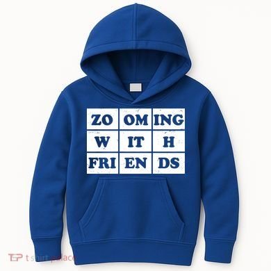Zooming With Friends Kids Hoodie