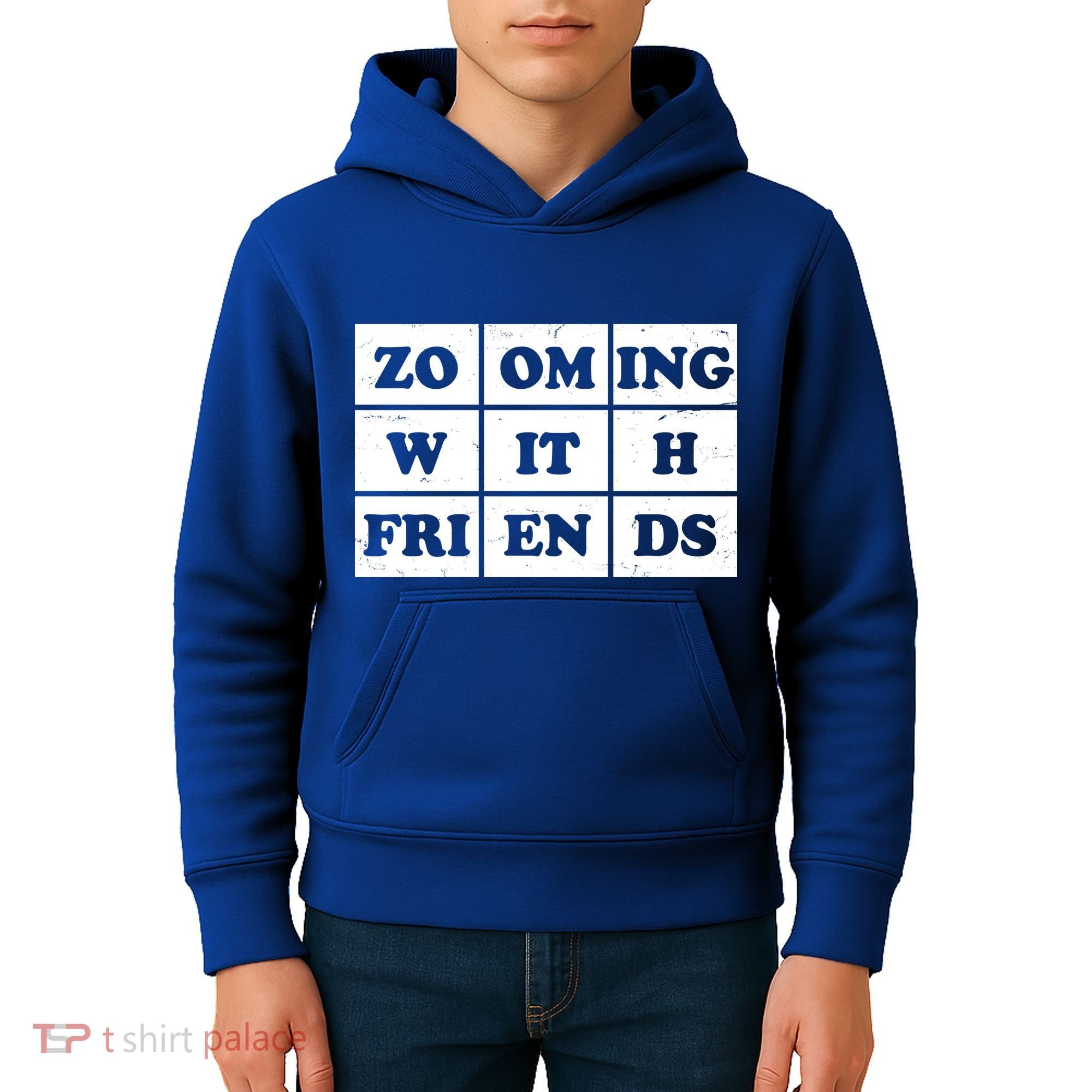 Zooming With Friends Kids Hoodie