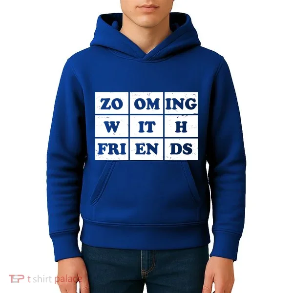 Zooming With Friends Kids Hoodie