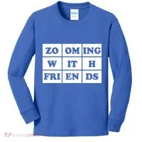 Zooming With Friends Kids Long Sleeve Shirt thumb 0