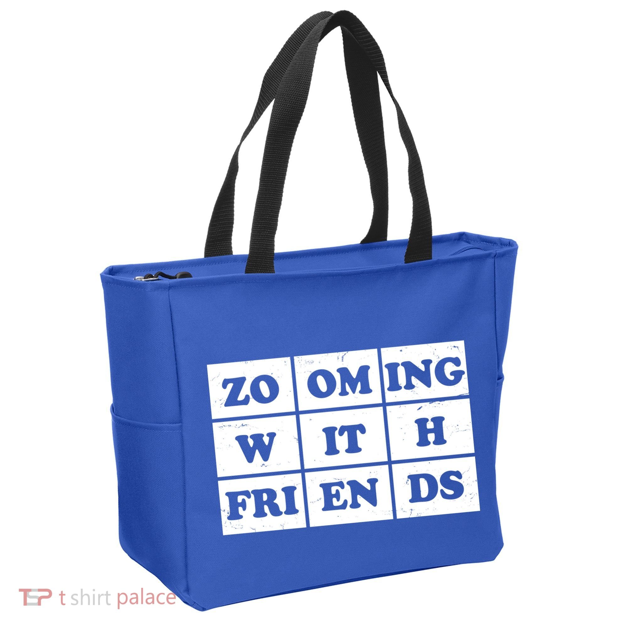 Zooming With Friends Tote Bag