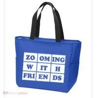 Zooming With Friends Tote Bag thumb 3