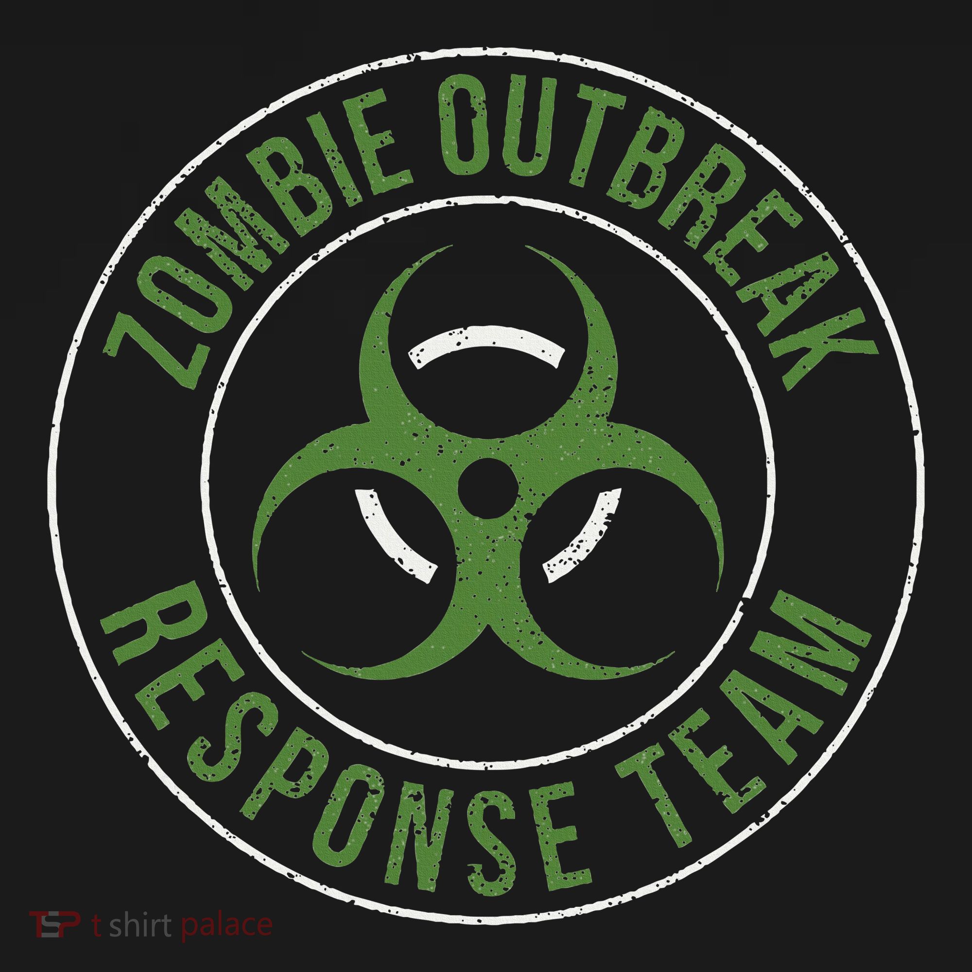 Zombie Outbreak Response Team Halloween Apocalypse Gas Mask Sweatshirt