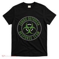 Zombie Outbreak Response Team Halloween Apocalypse Gas Mask T-Shirt thumb 0