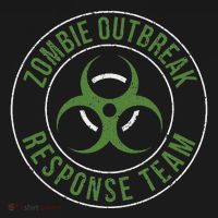 Zombie Outbreak Response Team Halloween Apocalypse Gas Mask Women's Tank Top thumb 5