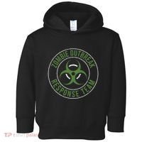 Zombie Outbreak Response Team Halloween Apocalypse Gas Mask Toddler Hoodie thumb 0